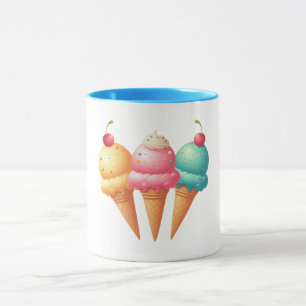 Caneca Sorvete Colorido