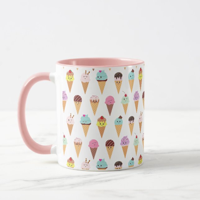 Caneca Sorvete Kawaii (Esquerda)