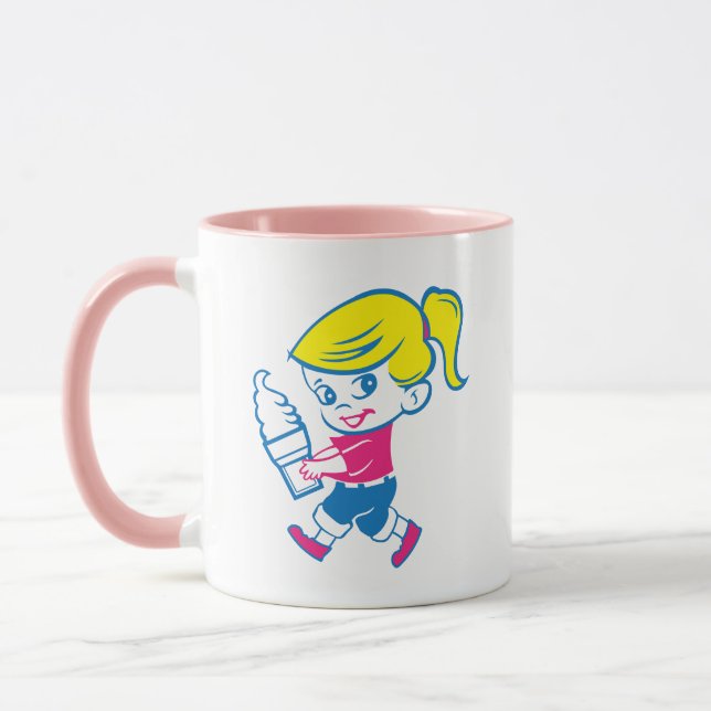 Caneca Sorvete Menino Rosa (Esquerda)
