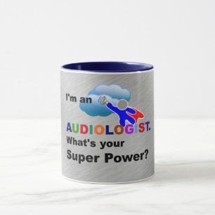 Caneca Sou audiólogo. Qual é o seu super poder?