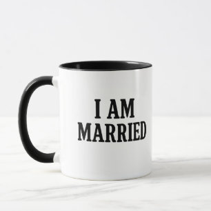 Caneca Sou Casado Engraçado Coffee Mug - Presente para Ca