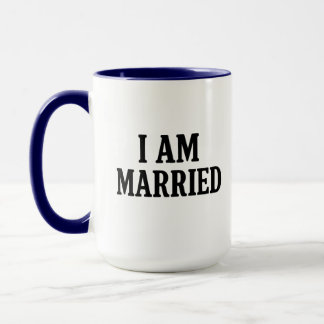 Caneca Sou Casado Engraçado - Presente para Casais