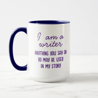 Caneca Sou escritor, presente para autor