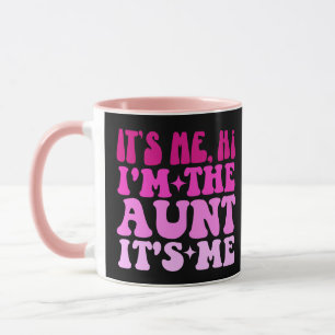Caneca Sou eu, tia, sou a tia, sou uma tia engraçada