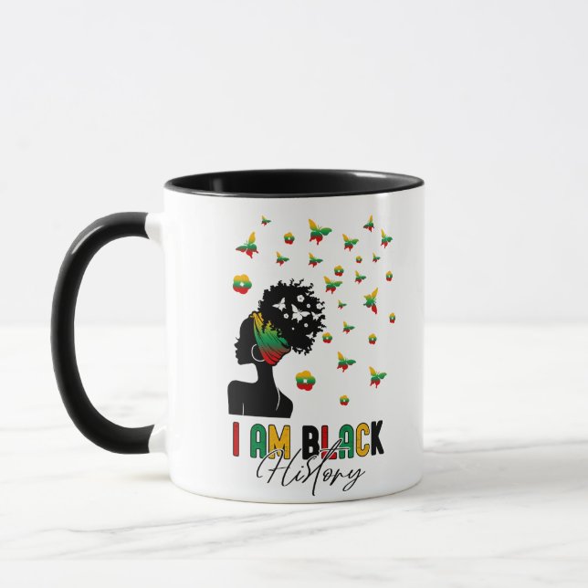 Caneca Sou História Negra (Esquerda)
