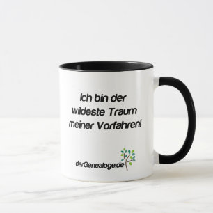 Caneca Sou o sonho selvagem de meus antepassados