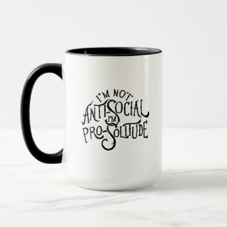 Caneca Sou Pro-Solitude Dois Tone 15oz Mug