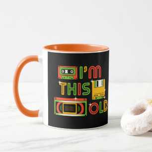 Caneca Sou tão velho para tecnologia