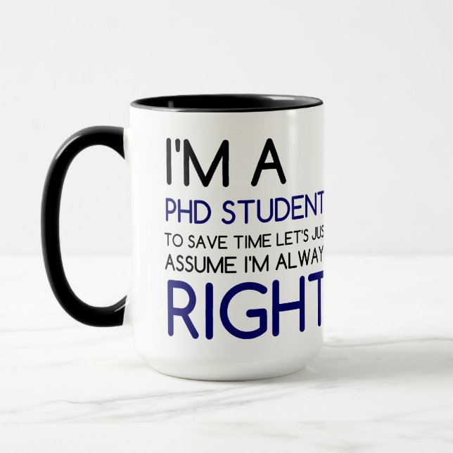 CANECA SOU UM ESTUDANTE DE PHD (Esquerda)