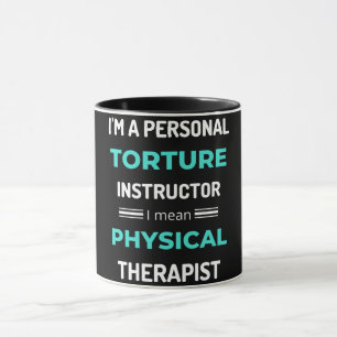 Caneca Sou um instrutor de tortura pessoal.