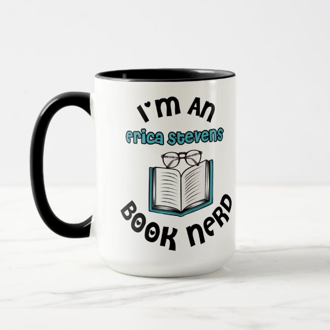 Caneca Sou um Nerd do Livro Erica Stevens (Esquerda)