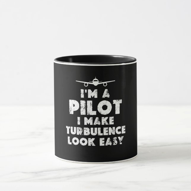 Caneca Sou um piloto engraçado (Centro)