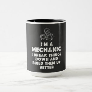Caneca Sou uma citação Engraçada Mecânica