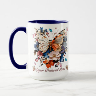 Caneca Soul Super Natural: Arte Jardim de Borboleta