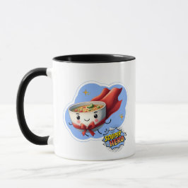 Caneca Souper Hero, Super Hero Soup Pun |