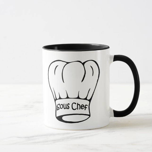 Caneca Sous Chef Coffee Mug - Presentes de Chef (Direita)