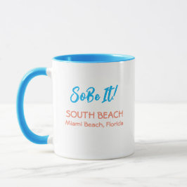 Caneca South Beach Miami Beach Florida Coffee Mug