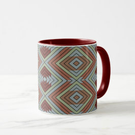 Caneca South West American Indian Style Patterned Art