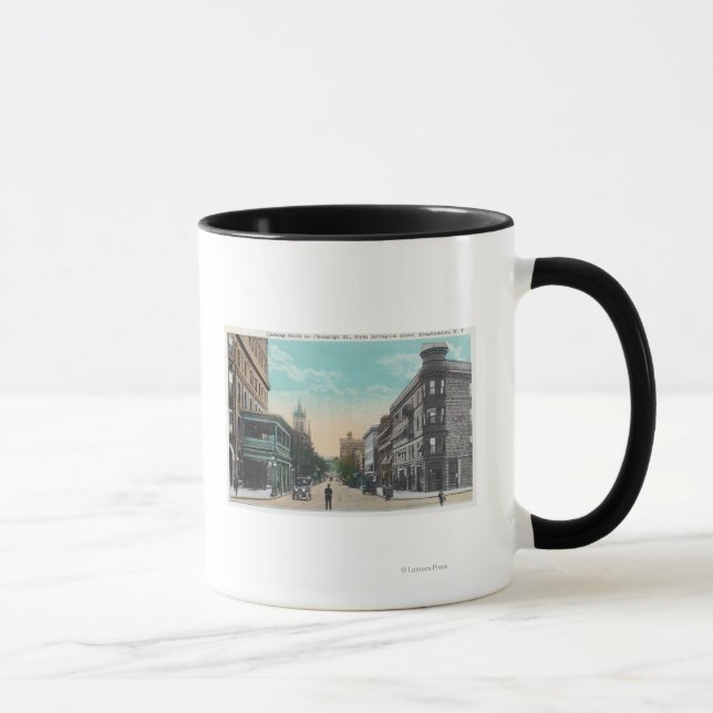 Caneca Southern View of Chenango Rua de Arlington (Direita)