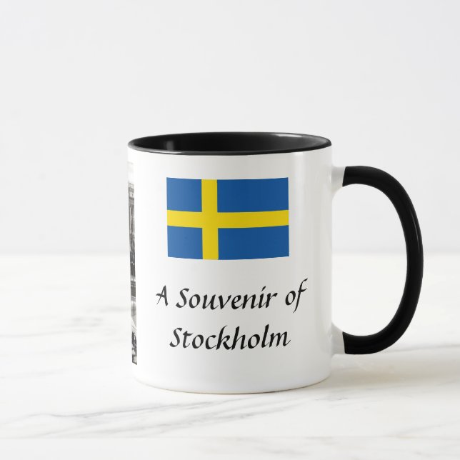 Caneca Souvenir Coffee Mug - Estocolmo, Suecia (Direita)