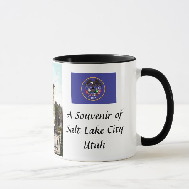 Caneca Souvenir Coffee Mug - Salt Lake City, Utah (Direita)