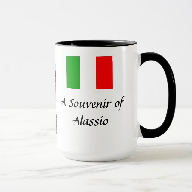 Caneca Souvenir Mug - Alassio, Itália (Direita)