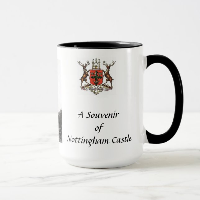 Caneca Souvenir Mug - Castelo de Nottingham (Direita)