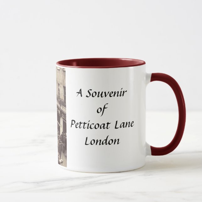 Caneca Souvenir Mug - Londres, Petticoat Lane (Direita)