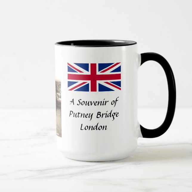 Caneca Souvenir Mug - Putney Bridge, Londres (Direita)
