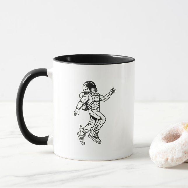Caneca Space Kicks: Winged Astronaut Flight (Com Donut)