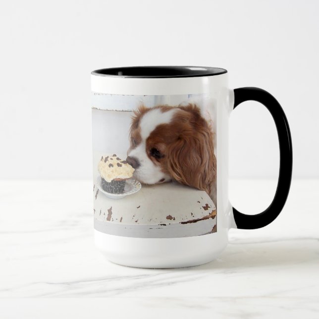 Caneca Spaniel de rei descuidado Charles sexta-feira de (Direita)
