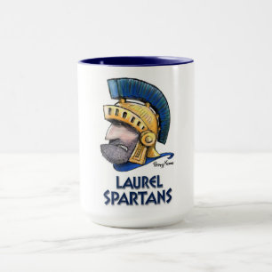 Caneca Spartan da Laurel Senior High School
