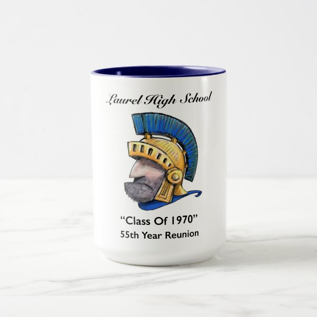 Caneca Spartan da Laurel Senior High School (Centro)