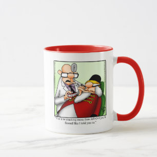 Caneca "Spectickles" do hambúrguer de Natal Humor Mug