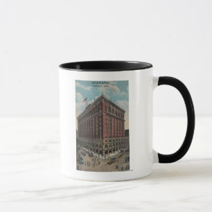Caneca Spokane, WA - vista do hotel de Davenport