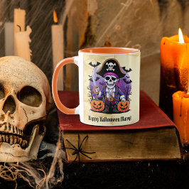 Caneca Spooketon Pirate Feliz Halloween