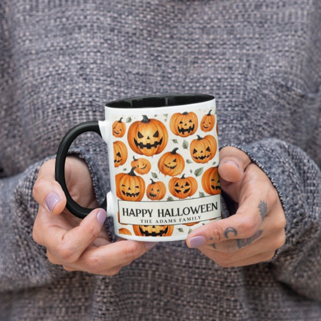 Caneca "Spookie", "Pumpkins" e "Fall Leaves Halloween" (Criador carregado)