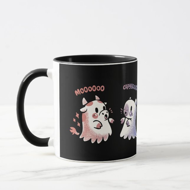 Caneca Spooky Capy and Cow  (Esquerda)