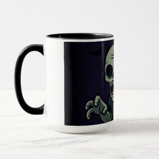 Caneca  Spooky Cute Zombie Halloween Mug - Fun & Creepy D