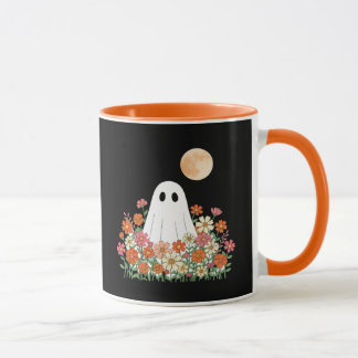 Caneca Spooky Ghost no Dia das Flores
