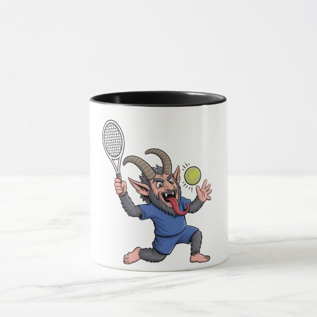 Caneca Spooky Krampus Tocando Tênis Natal (Centro)