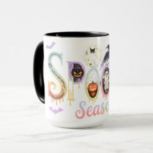 Caneca Spooky Season Iridescente Halloween