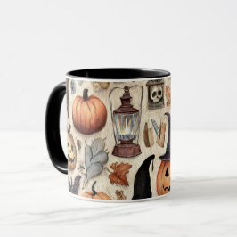 Caneca Spooky Season Sips - Mug Halloween Elements