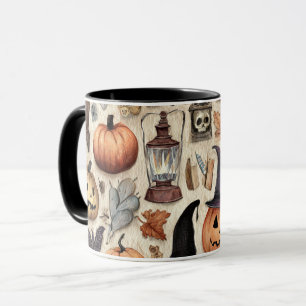 Caneca Spooky Season Sips - Mug Halloween Elements