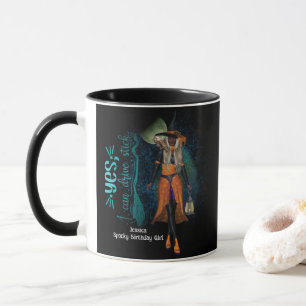 Caneca Spooky Witchy aniversário de 30 anos Halloween