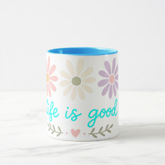 Caneca Spring Daisy, Xícara de Café Flor de Pastel