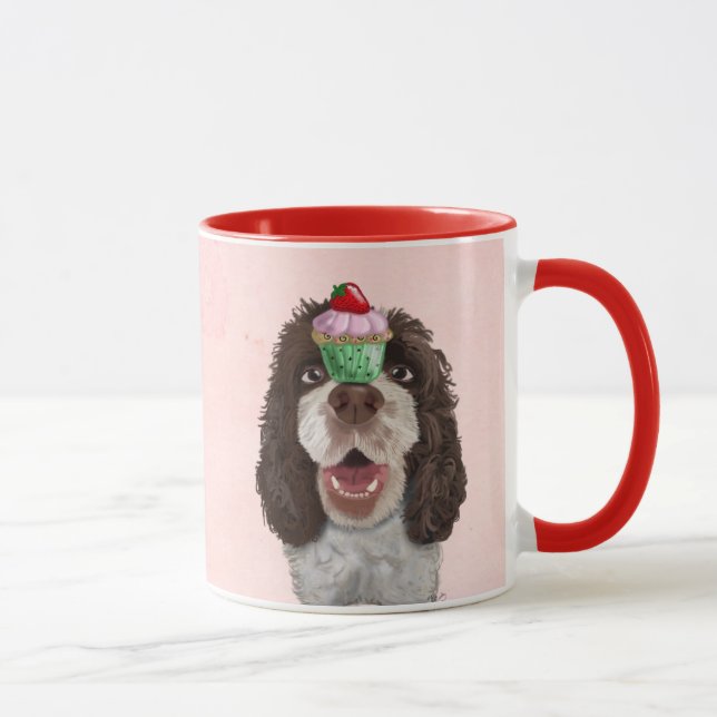 Caneca Springer Spaniel com Cupcake 2 (Direita)