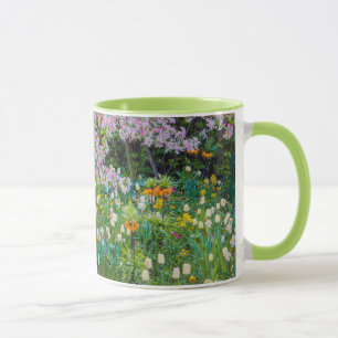 Caneca Springtime no jardim de Claude Monet