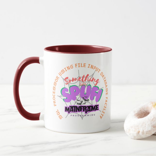 Caneca SPUFI na programação Mainframe  (Com Donut)