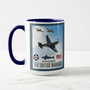 CANECA SQUADRON DE BRIGA DE WARHAWK P-40 CURTISS